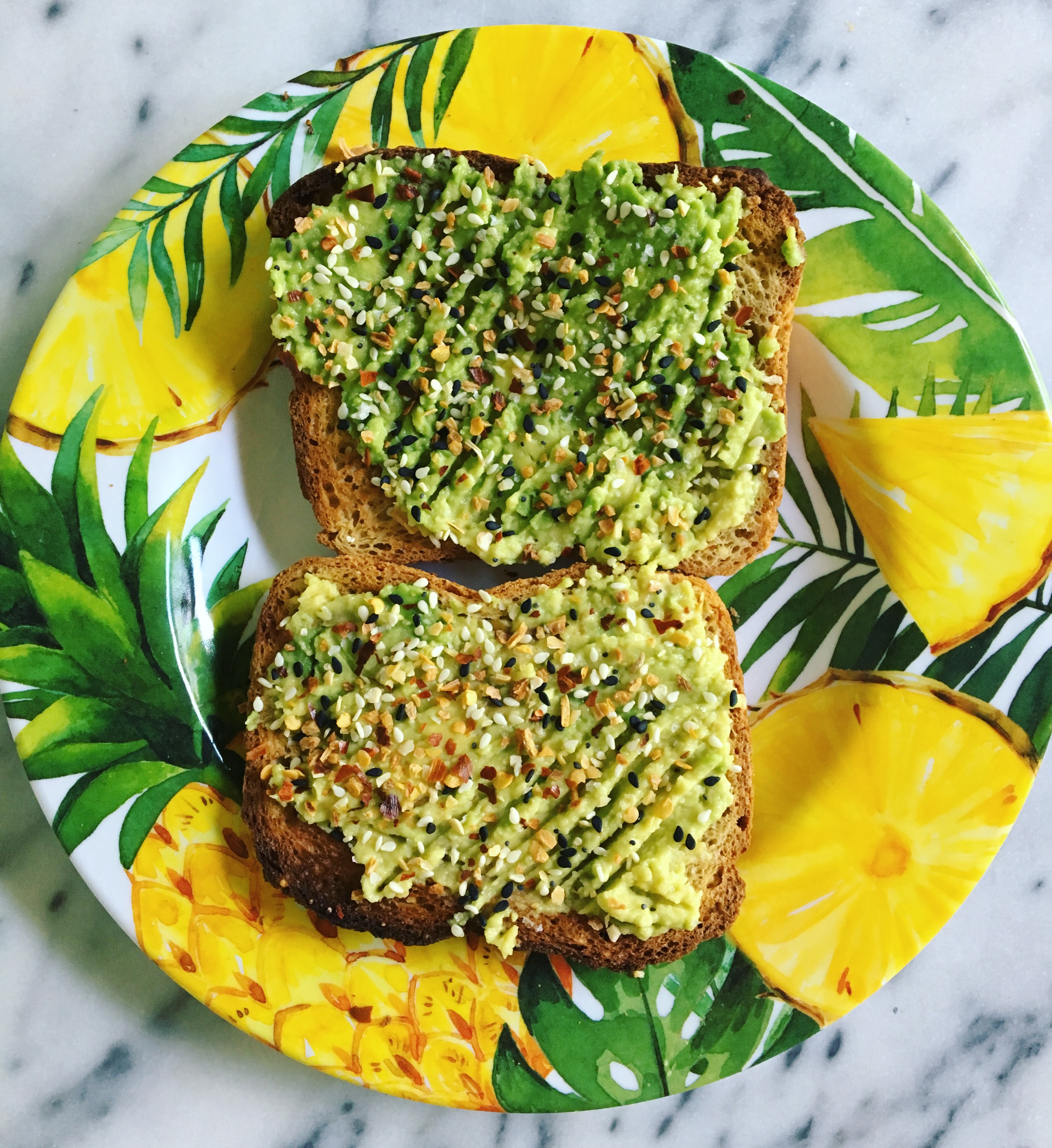 everything-but-the-bagel avo toast | Moving Mountains Wellness